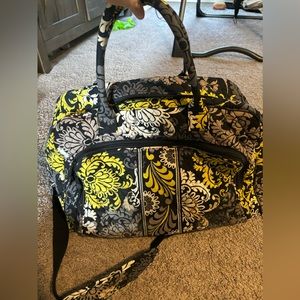 Vera Bradley weekender bag.